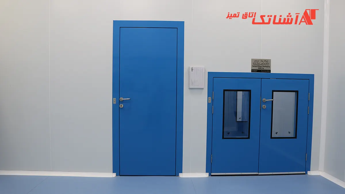 پنجره اتاق تمیز 3 cleanroom door